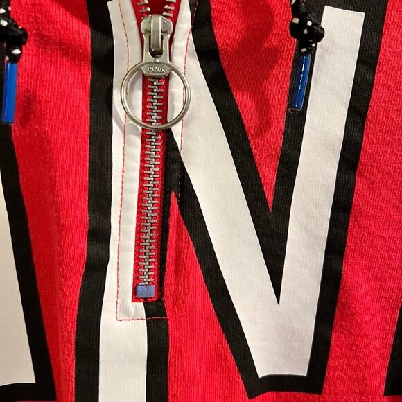 PINK Victoria's Secret Red and Black Sweatshirt - Picture 4 of 7